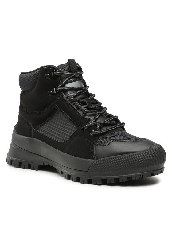 Tommy Jeans Šnurovacia obuv Tommy Jeans Tjm Urbans Boot Mid EM0EM01339 Čierna