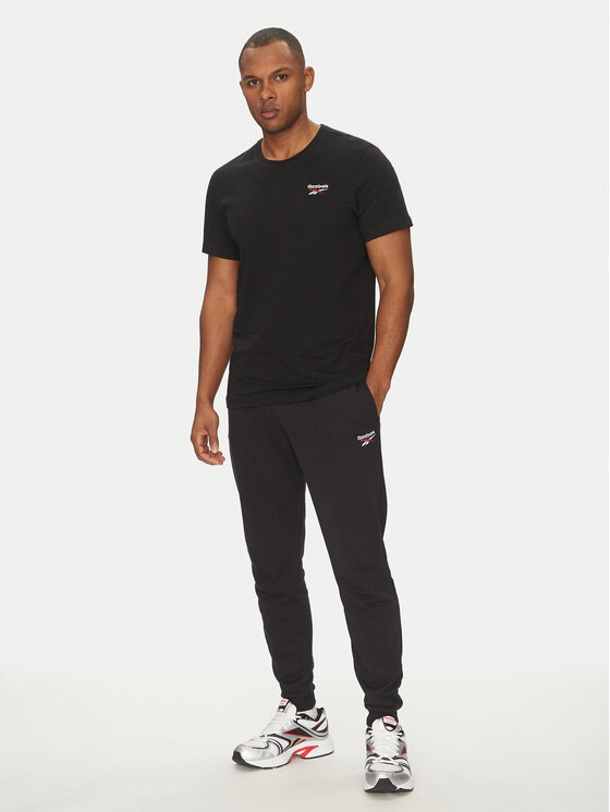 Reebok Reebok Majica 100221874 Črna Regular Fit