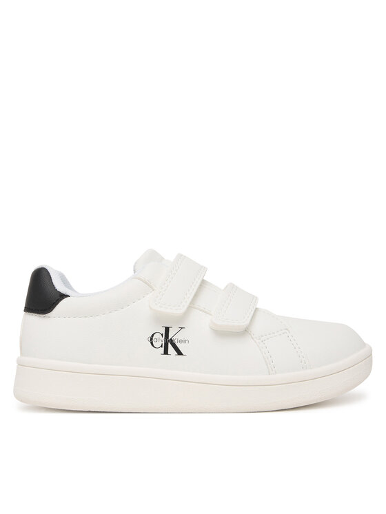 Calvin Klein Sneakersy Calvin Klein Low Cut Velcro V1X9-83275-1355 Biela