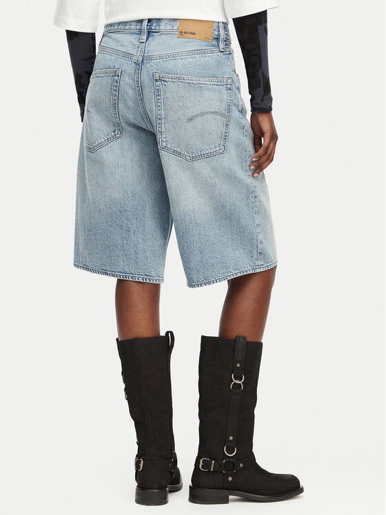 G-STAR G-Star Raw Kratke traperice Clean Edge D28383-E352 Svijetlo plava Wide Fit
