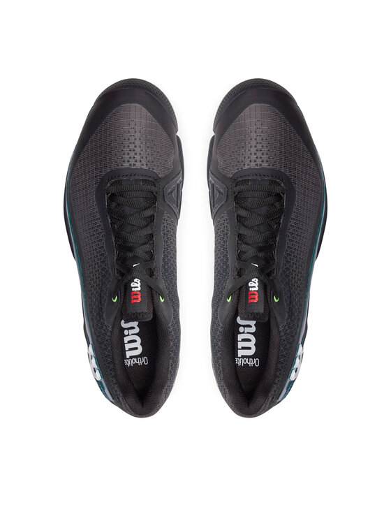 Wilson Buty do tenisa Wilson Rush Pro 4.0 Bla Clay WRS333350 Czarny