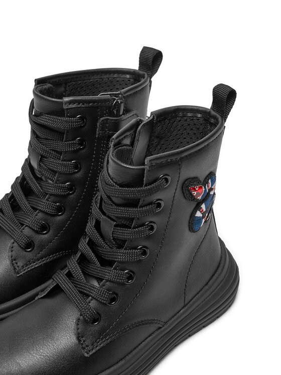 Geox Čižmy Geox J Phaolae Girl J46ETD 000BC C9999 M Čierna