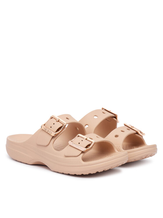Crocs Шльопанці Crocs Saturday Metallic Buckle 213316 Рожевий