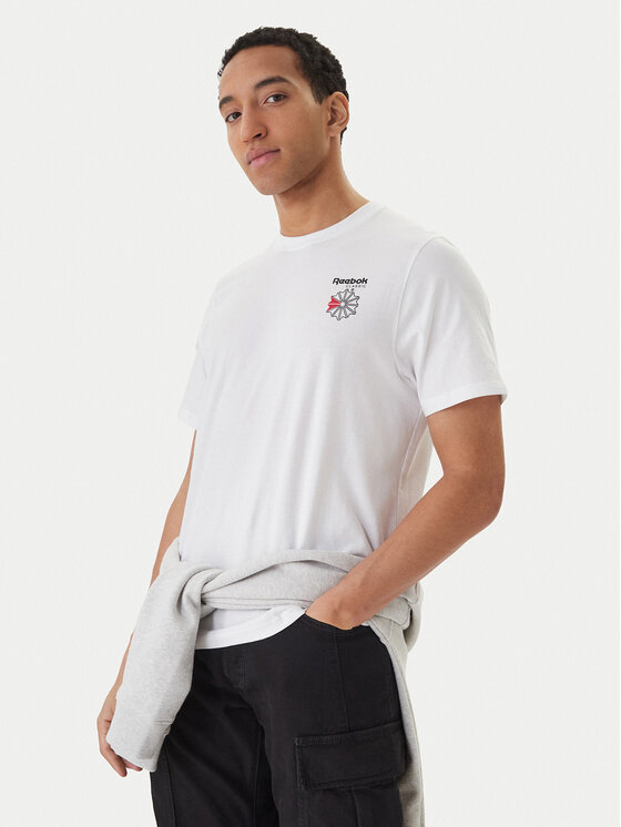 Reebok Reebok Camiseta Greyson RK25568CCM Blanco Regular Fit