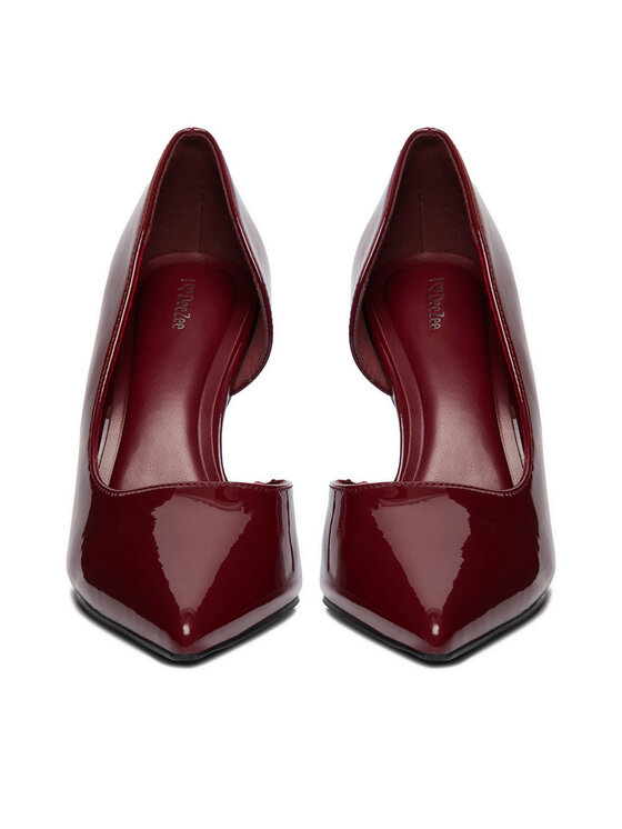 DeeZee Čevlji z visoko peto DeeZee CEO-WSS21798-01 Bordo rdeča