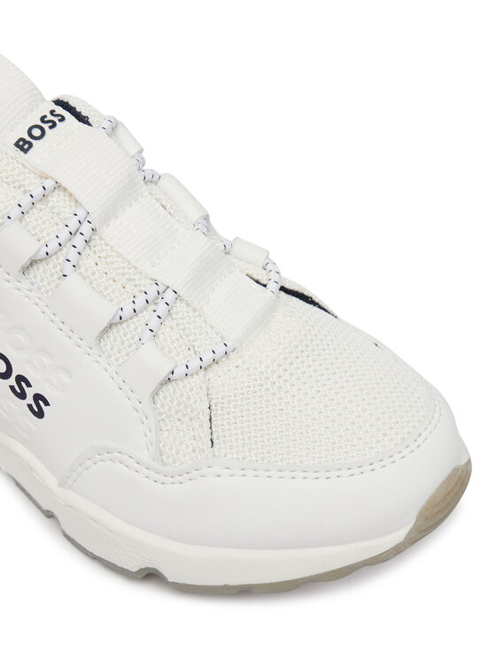 BOSS Sneakersy BOSS J52805 M Biela