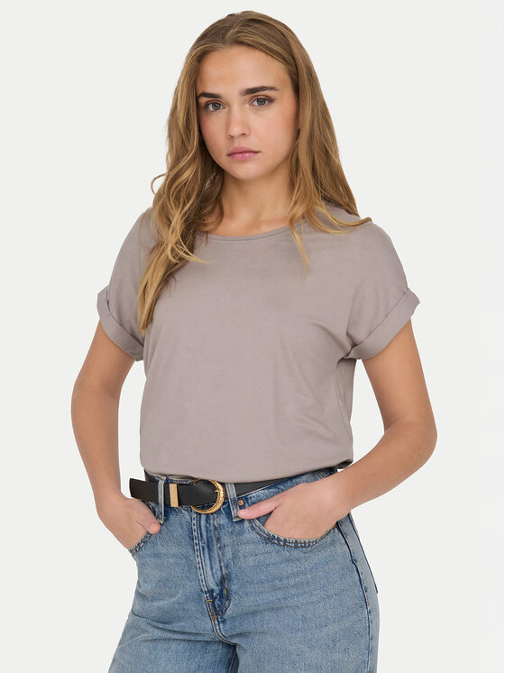 ONLY ONLY Camiseta Moster 15106662 Beis Loose Fit