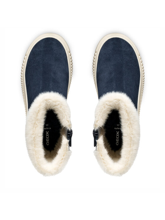 Geox Cizme Geox J Laquinny Wpf J56NFB 00022 C4021 S Bleumarin