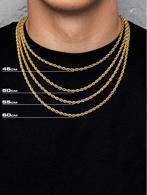ICED STUFF Синджирче ICED STUFF Rope Златист