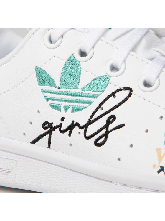adidas Снікерcи adidas Stan Smith J GZ7384 Білий