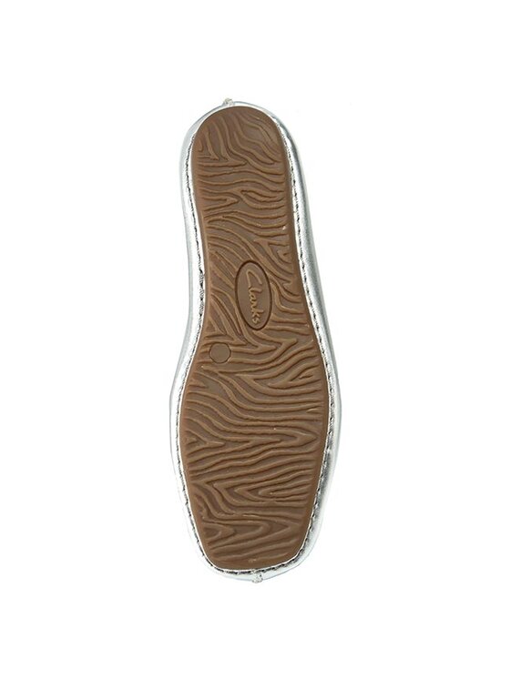 Clarks Balerina Clarks Freckle Ice 261140454 Ezüst