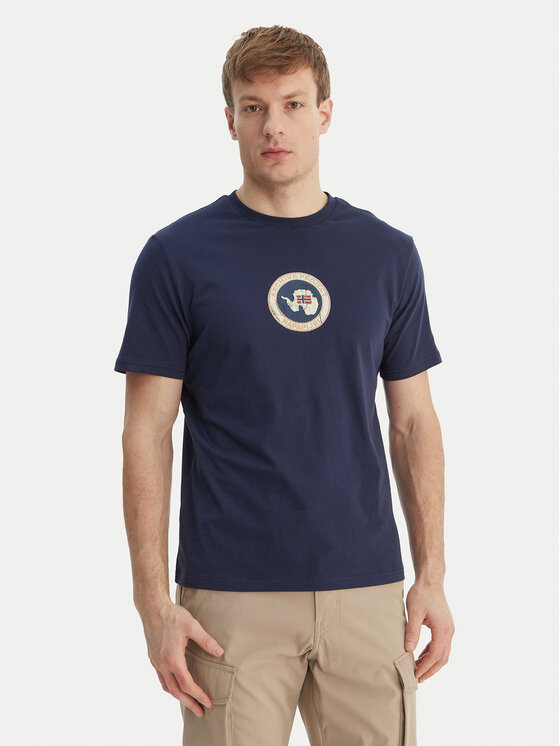 Napapijri Napapijri Camiseta S-Phos NP0A4G5A Azul marino Relaxed Fit