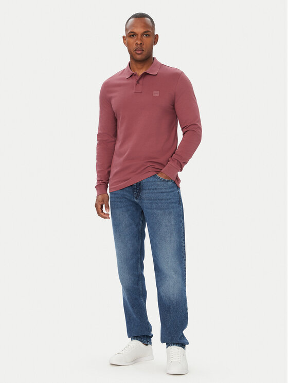 BOSS BOSS Polo Passerby 50507704 Guinda/burdeos Regular Fit