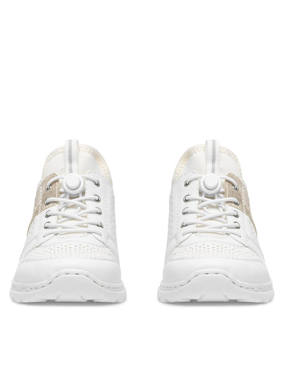 Rieker Sneakersy Rieker L3254-80 Biały