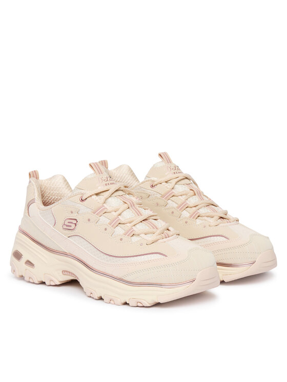 Skechers Sneakersy Skechers D'Lites 150873 Beżowy