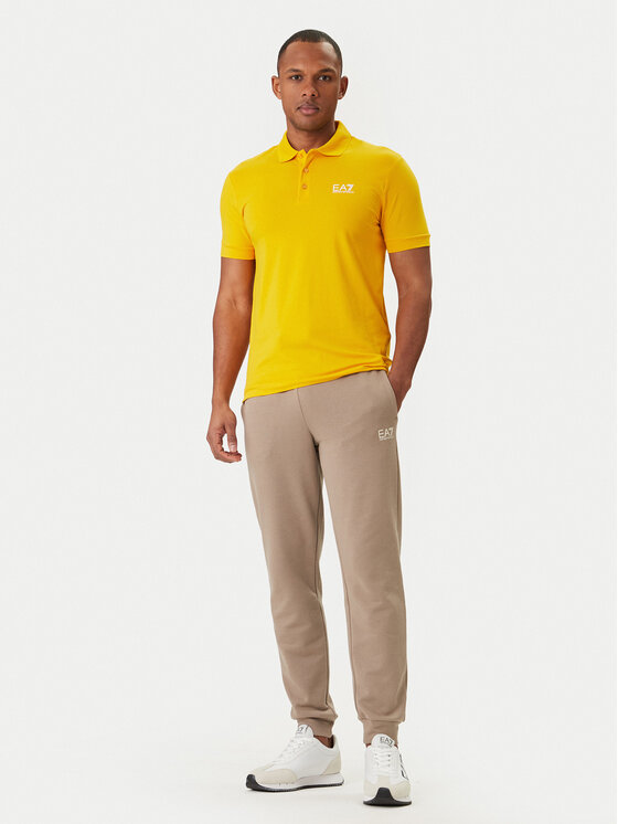 EA7 Emporio Armani EA7 Emporio Armani Polo 8NPF14 PJVQZ U2102 Amarillo Regular Fit