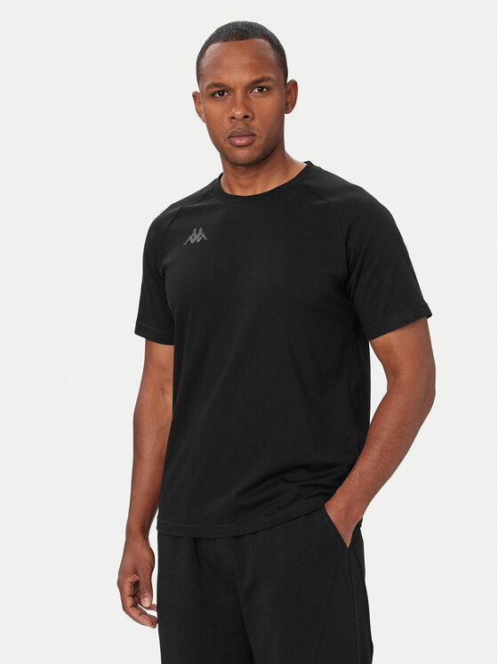 Kappa Kappa Футболка 34258SW Чорний Regular Fit