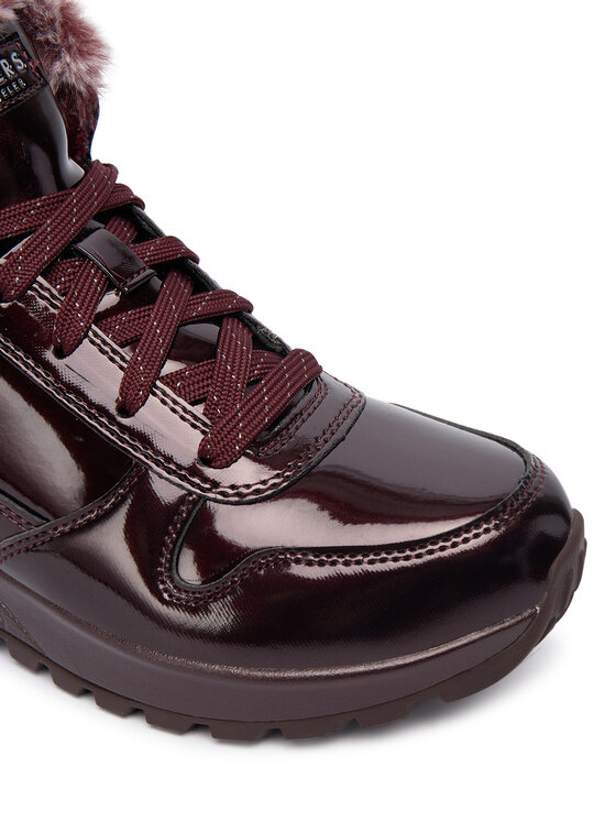 Skechers Šnurovacia obuv Skechers Uno Rugged 168126/BURG Bordová