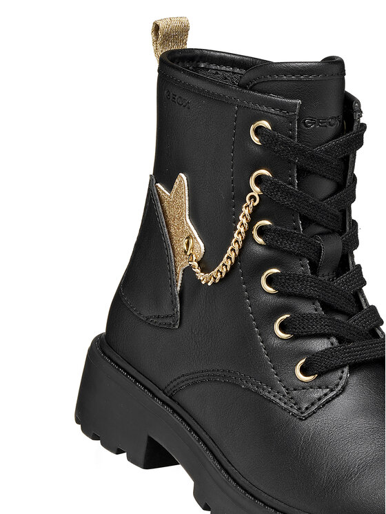 Geox Trzewiki Geox J Casey Girl J6620G 000BC C9258 M Czarny