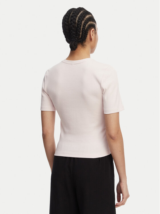 ONLY ONLY Camiseta Femke 15369336 Rosa claro Slim Fit