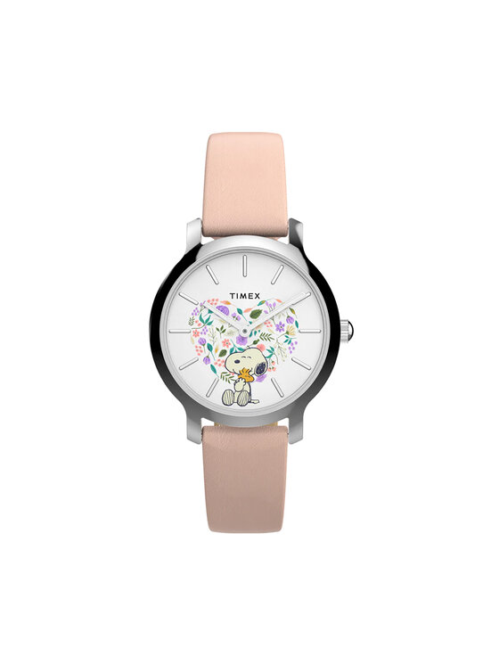 Timex Sat Timex Timex x Peanuts® TW2W85100 Srebrna