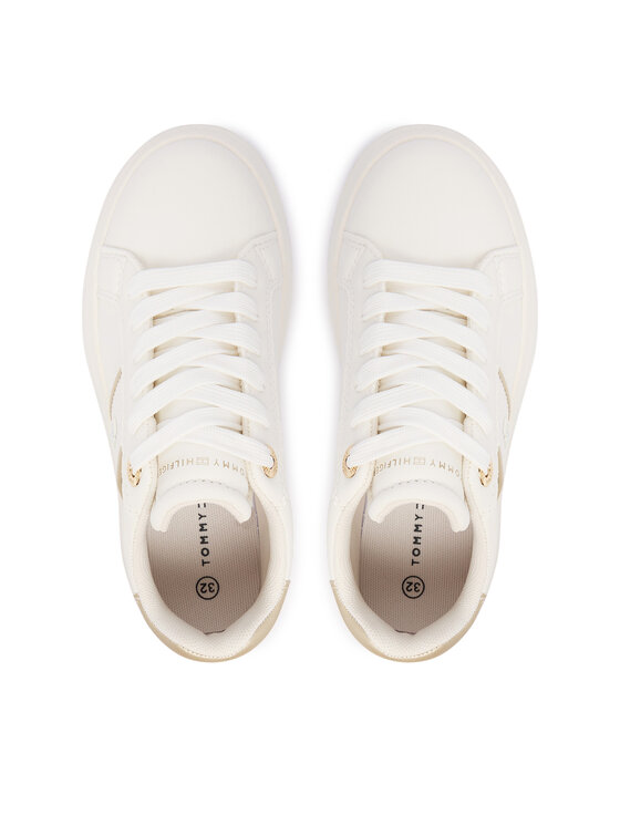 Tommy Hilfiger Laisvalaikio batai Tommy Hilfiger T3A9-35091-1355X024 S Balta