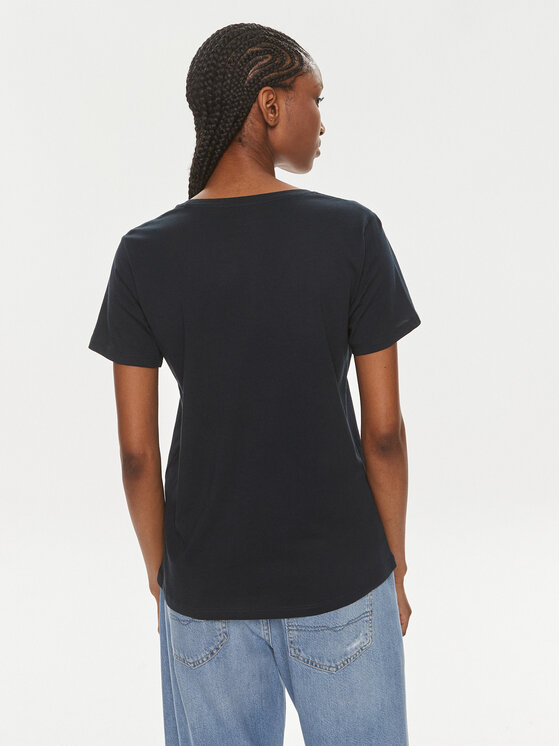 Pepe Jeans Pepe Jeans Футболка Lorette V Neck PL505826 Cиній Regular Fit