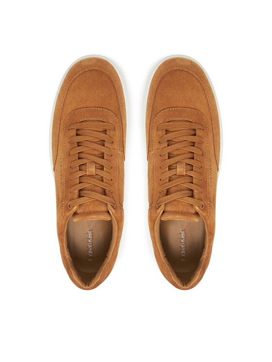 Calvin Klein Snīkeri Calvin Klein Clean Cup Low Laceup Oxf Su HM0HM01880 Balts