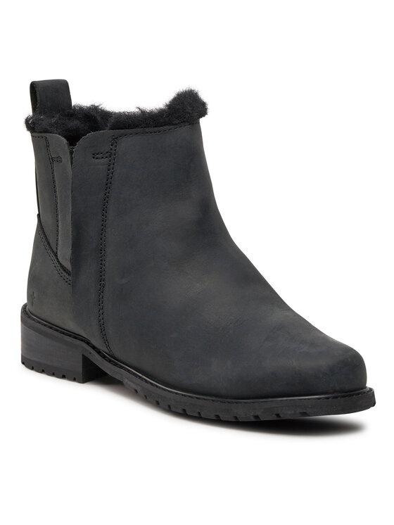 EMU Australia Členková obuv s elastickým prvkom EMU Australia Pioneer Leather W11692 Čierna