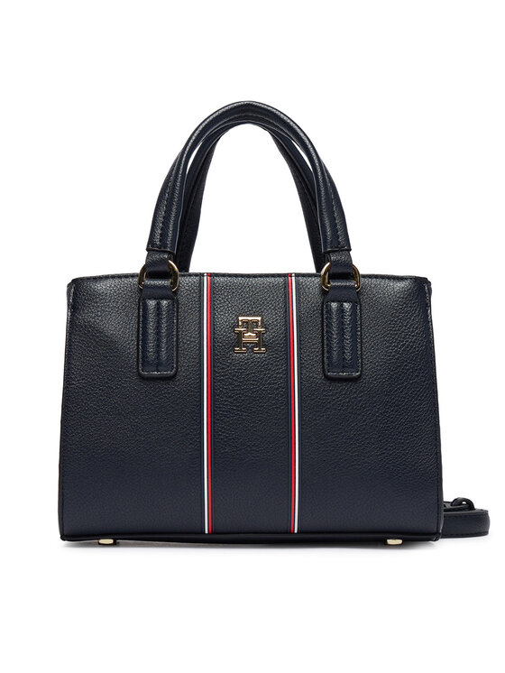 Tommy Hilfiger Táska Tommy Hilfiger Th Daily Mini Tote Corp AW0AW18642 Sötétkék
