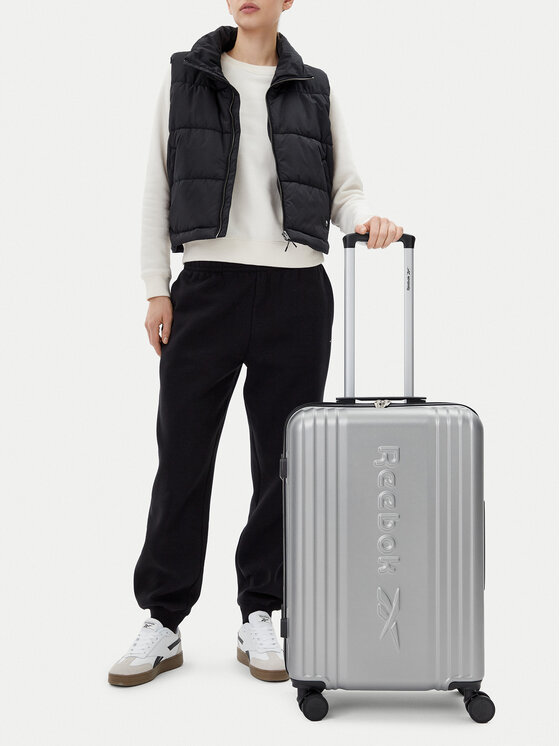 Reebok Середня валіза Reebok RBK-WAL-003-07-CCC-M Срібний