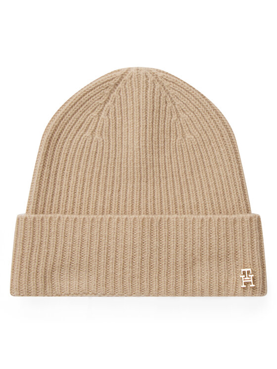 Tommy Hilfiger Čiapka Tommy Hilfiger Th Cashmere AW0AW17772 Béžová