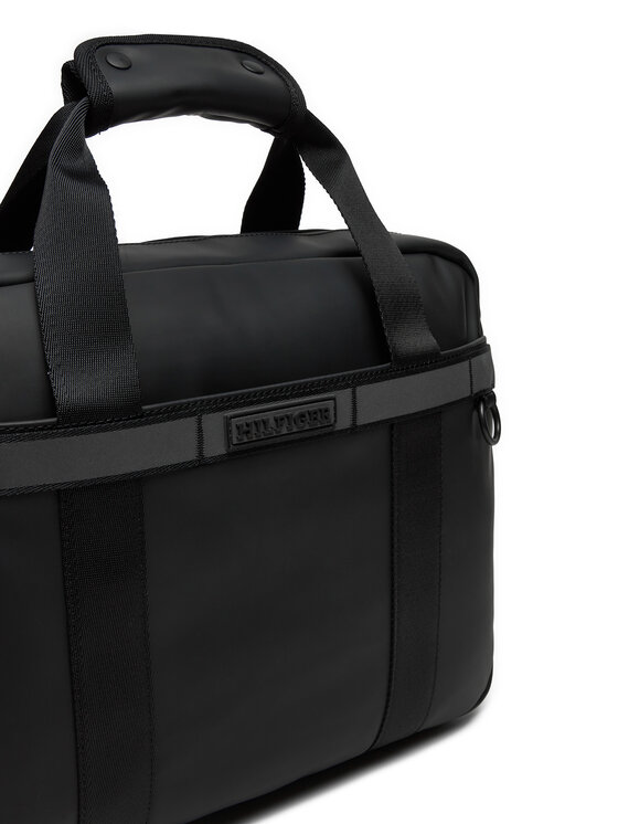 Tommy Hilfiger Geantă pentru laptop Tommy Hilfiger AM0AM12745 Negru