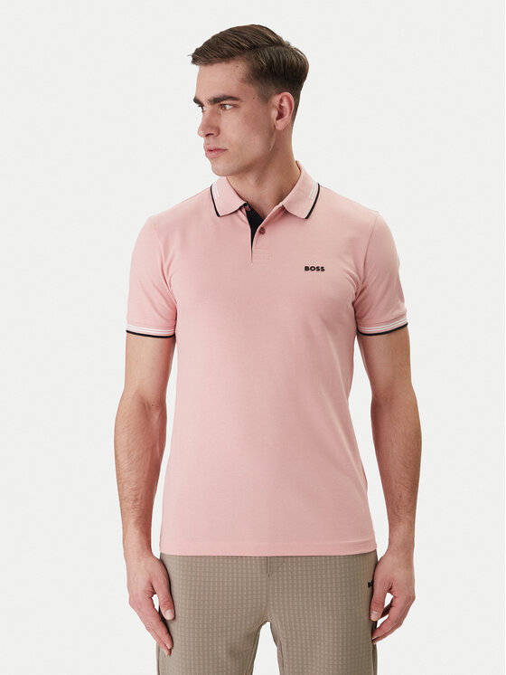 BOSS BOSS Polo Paul 50506193 Rosa Slim Fit