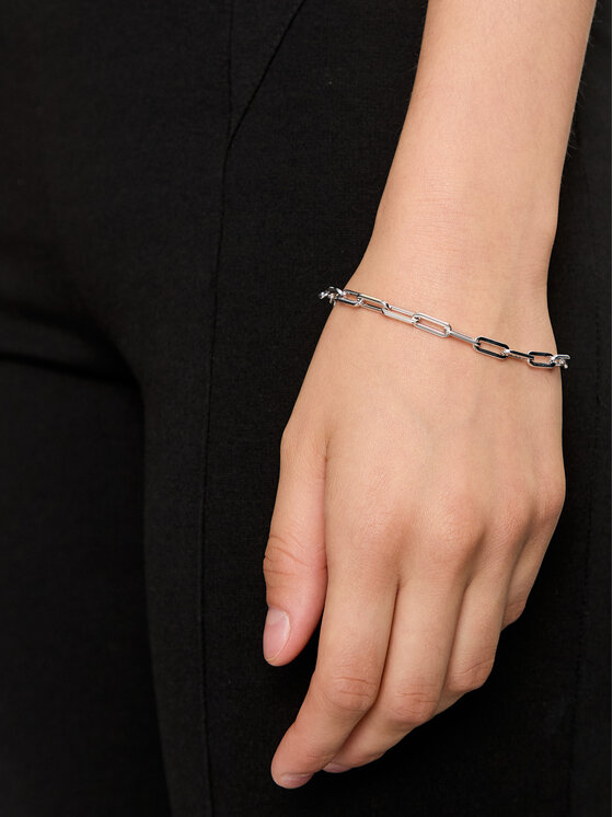 Michael Kors Zapestnica Michael Kors MKC174400040 Srebrna