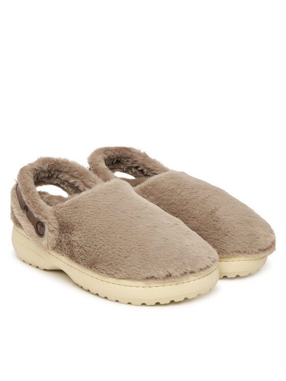 Crocs Тапочки Crocs Classic Unfurgettable Clog 211116 Бежевий