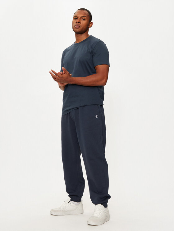 Calvin Klein Jeans Calvin Klein Jeans Marškinėliai Institutional J30J326402 Mėlyna Regular Fit