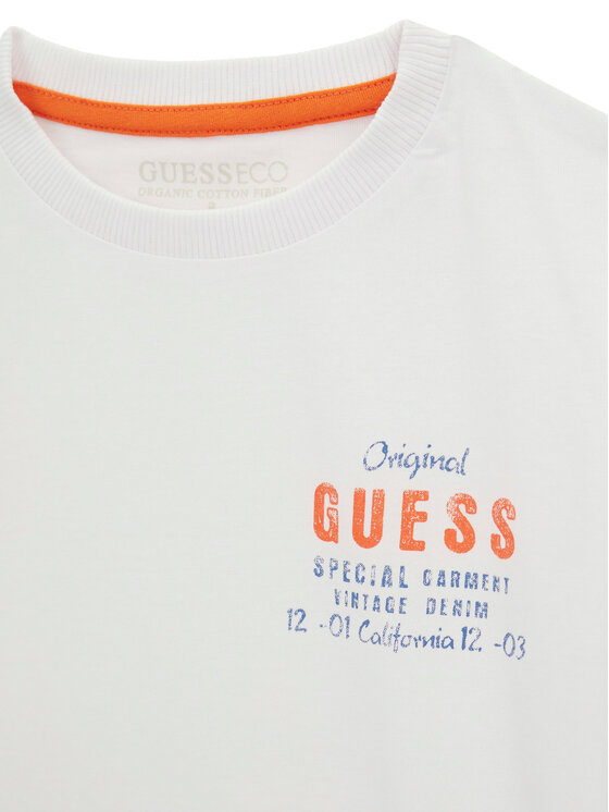 Guess Guess Camiseta L6GI21 K8HM4 Blanco Regular Fit