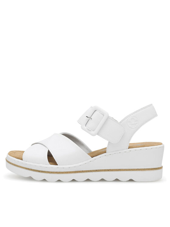 Rieker Sandale Rieker 67463-80 Alb