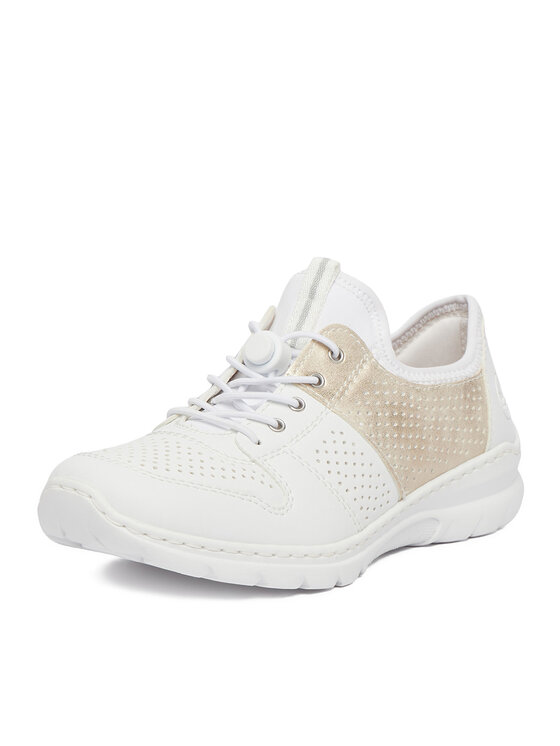 Rieker Sneakersy Rieker CEO-L3254-80 Biela