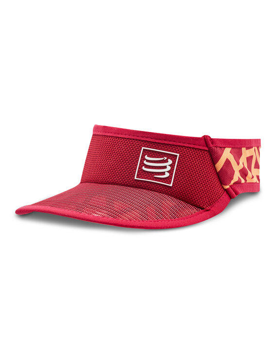 Compressport Napellenző Compressport Spiderweb Ultralight Visor SULVISOR Bordó