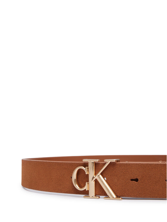 Calvin Klein Női öv Calvin Klein Round Ck Buckle Suede LV04F7144G Barna