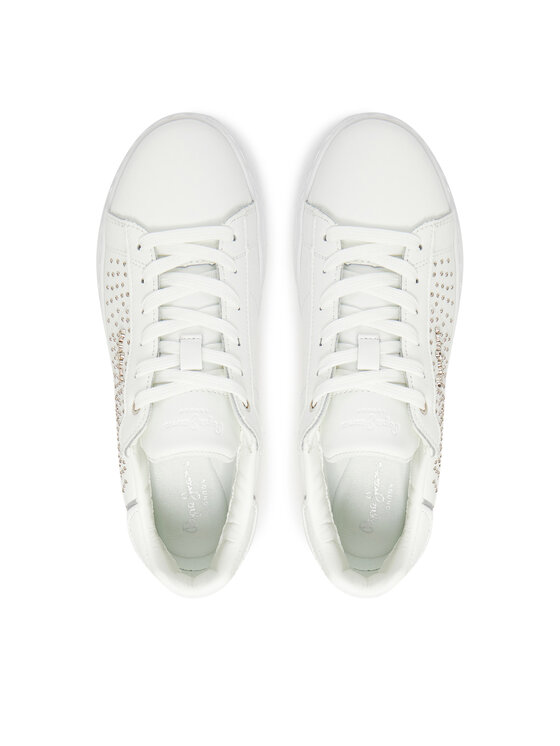 Pepe Jeans Tenisice Pepe Jeans Eaton Gala PLS00039 Bijela
