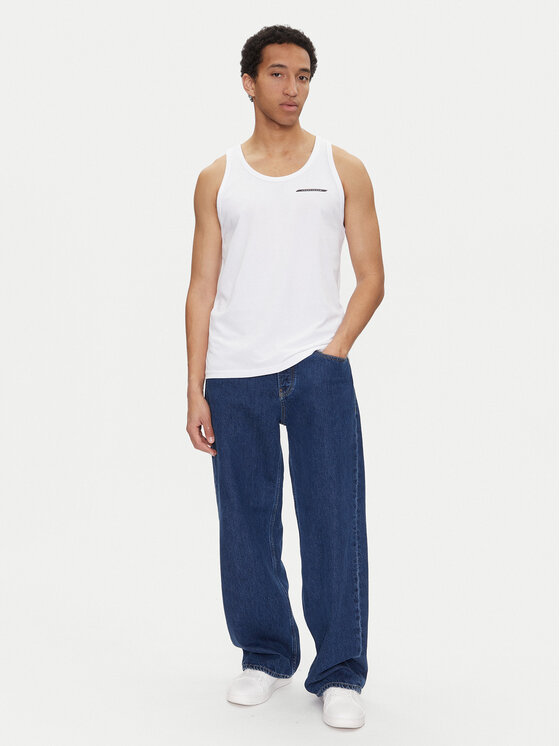 Jack & Jones Jack & Jones Camiseta sin mangas Fusion 12276614 Blanco Regular Fit