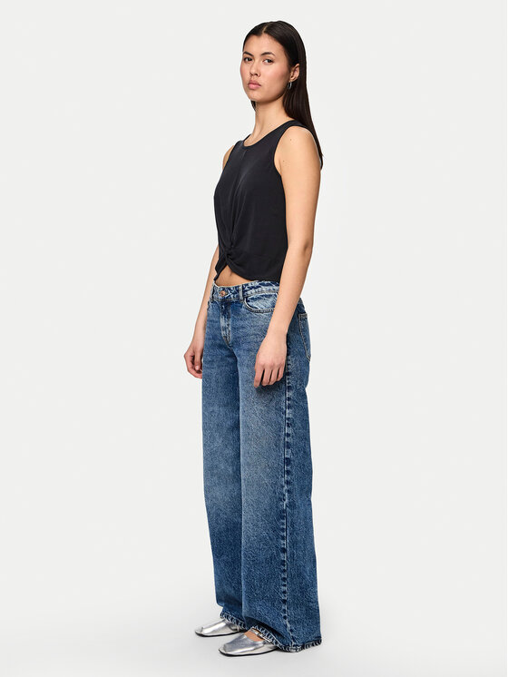 Pieces Pieces Топ Anora 17149200 Чорний Regular Fit
