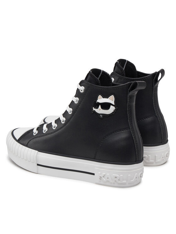 KARL LAGERFELD Кеди KARL LAGERFELD Kampus Max KL60445T Чорний