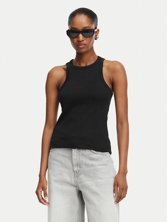 HUGO HUGO Top The Plain Tank 50515651 Negro Slim Fit