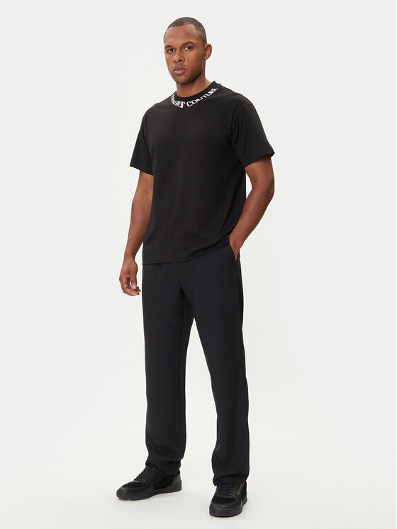 Versace Jeans Couture Versace Jeans Couture Camiseta 79GAHP03 CJ01P Negro Regular Fit