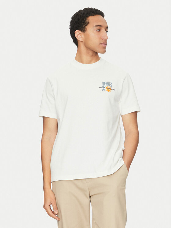 Marc O'Polo Denim Marc O'Polo Denim T-Shirt 500 0005 973 Λευκό