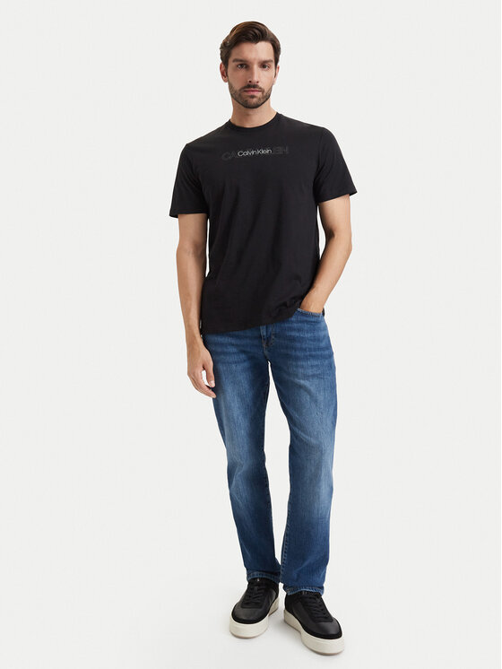 Calvin Klein Calvin Klein Camiseta LV04LH802G Negro Regular Fit